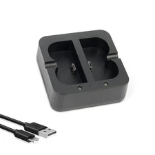 New Dual Battery Charger USB Charging Dock For Ring Rechargeable Doorbell V4