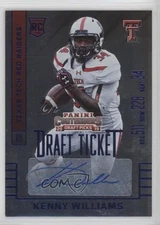 2015 Panini Contenders Draft Picks College Ticket Blue Foil Kenny Williams Auto