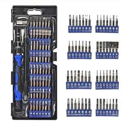 60 in 1 Magnet Schraubendreher Set, Präzisionsschraubendreher Set mit 56 Bits