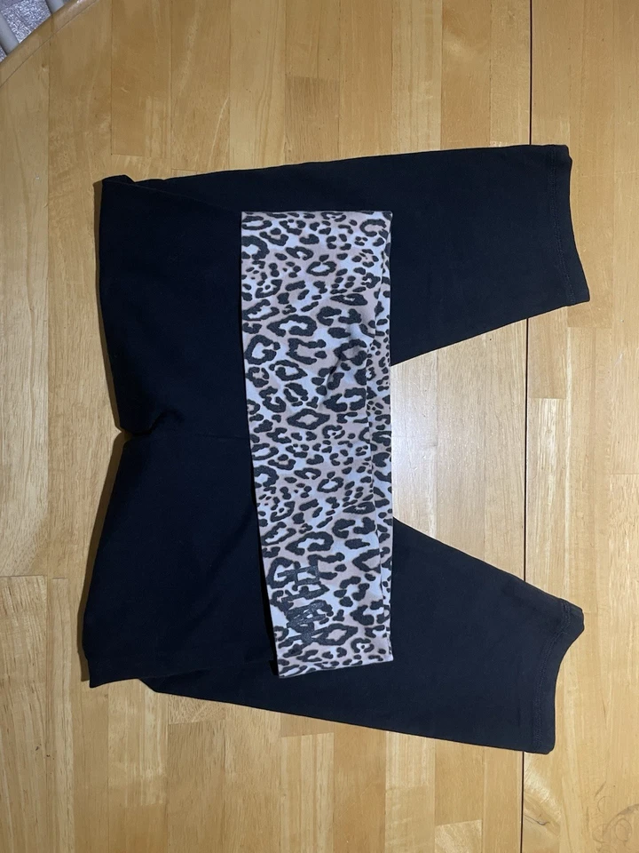 Y2K 2000s VICTORIA’S SECRET VS PINK FOLD OVER CAPRI YOGA Small - Image 2 of 3