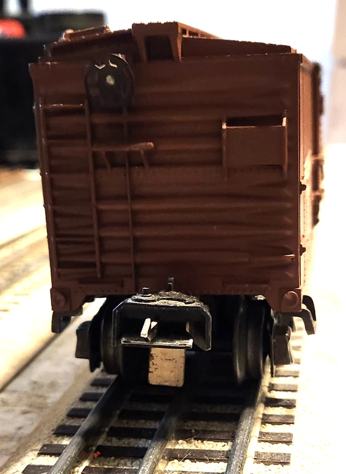 Lionel Prewar X2954 PRR Semi Scale Boxcar in good restored cond., looks great! - Image 3 of 4