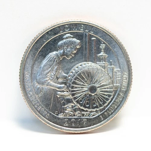 2019-W America the Beautiful Quarters Lowell — photo from the most recent tracked eBay sale
