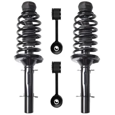 Front Complete Struts & Sway Bar End Links For 01-10 VW Beetle 01-05 Jetta Golf