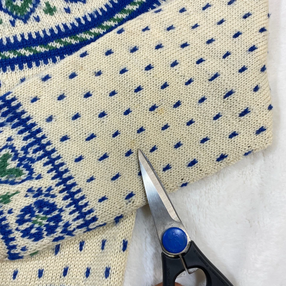 Cárdigan de Lana Nórdico Paul Mage Vintage Abercrombie & Fitch Años 60 Suéter S Foto 3 de 4