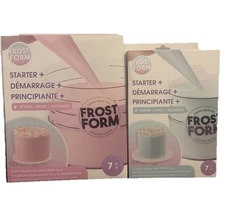 Frost Form Cake Kit 6" & 8" Round Starter Set – 2-Pack Smooth Cake Decorating