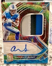2023 Panini Spectra ROOKIE META Autograph Amon-Ra St. Brown /10 1st on Print!🔥