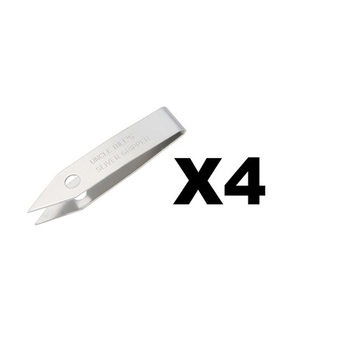 Uncle Bill's Sliver Gripper Tweezers Stainless Steel Keychain Clip Camp