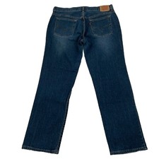 Levi  s 505 Nouveau Low Straight Leg Jeans Womens Sz 16M Medium Wash Denim 35x31