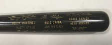 1973 NY Mets NL Champs team engraved auto Louisville bat Willie Mays Tom Seaver