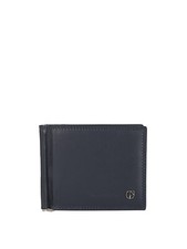 Nazareno Gabrielli Portatessere in pelle da uomo con fermasoldi