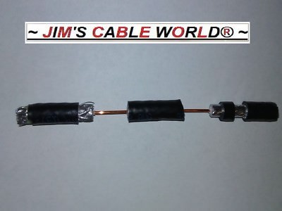 JIMS CABLE WORLD 6"", 9"" Pollici 1' 2' 3' 4' 5' 6' Piedi RG
