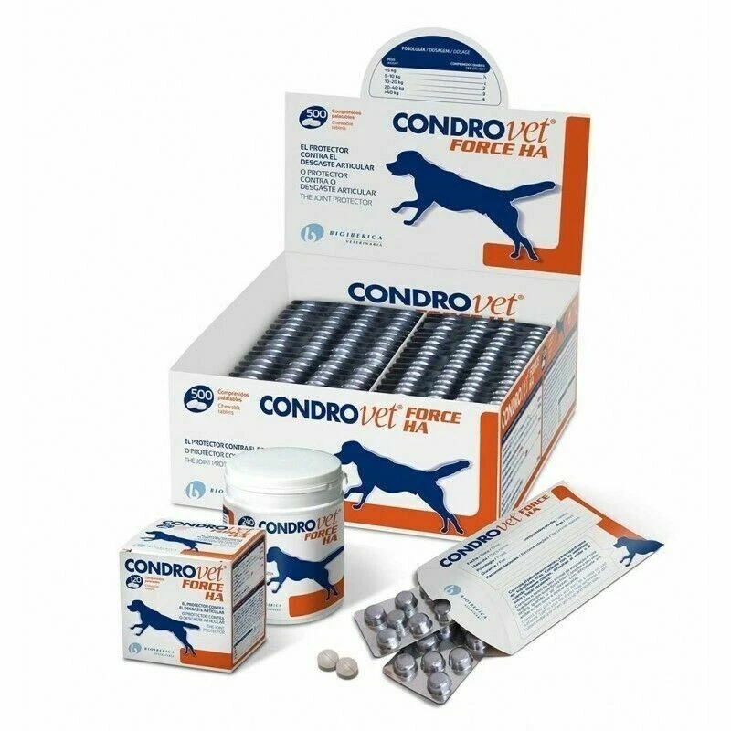 CONDROVET FORCE HA CONDROPROTECTOR PERROS (=COSEQUIN TASTE),240 COMPRIMIDOS - Imagen 3 de 3