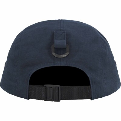 Supreme Arabic Military Camp Cap ボックスロゴ NWT Supreme Arabic Military Box Logo Camp Cap Hat Navy Blue