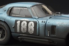 RACE WEATHERED | Exoto 1:18 | 1964 Cobra Daytona Coupe TDF | # RLG18018BFLP