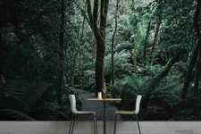 3D Rain Forest Wallpaper Wall Mural Removable Self-adhesive Sticker973