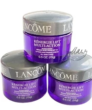 3X Lancome Renergie Lift Multi-Action SPF15 Day Cream 0.5 oz each