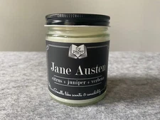 Jane Austen 9 oz Soy Candle Citrus + Juniper + Verbena Fly Paper Products - Nice