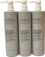 Gilchrist & Soames Zero% Hand Soap 15.5oz – Set of 3  Naturally Kind Formula New