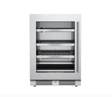 Landmark 24" Stainless Steel 147 Can Capacity Beverage Cooler - L3024UI1BSG-LH