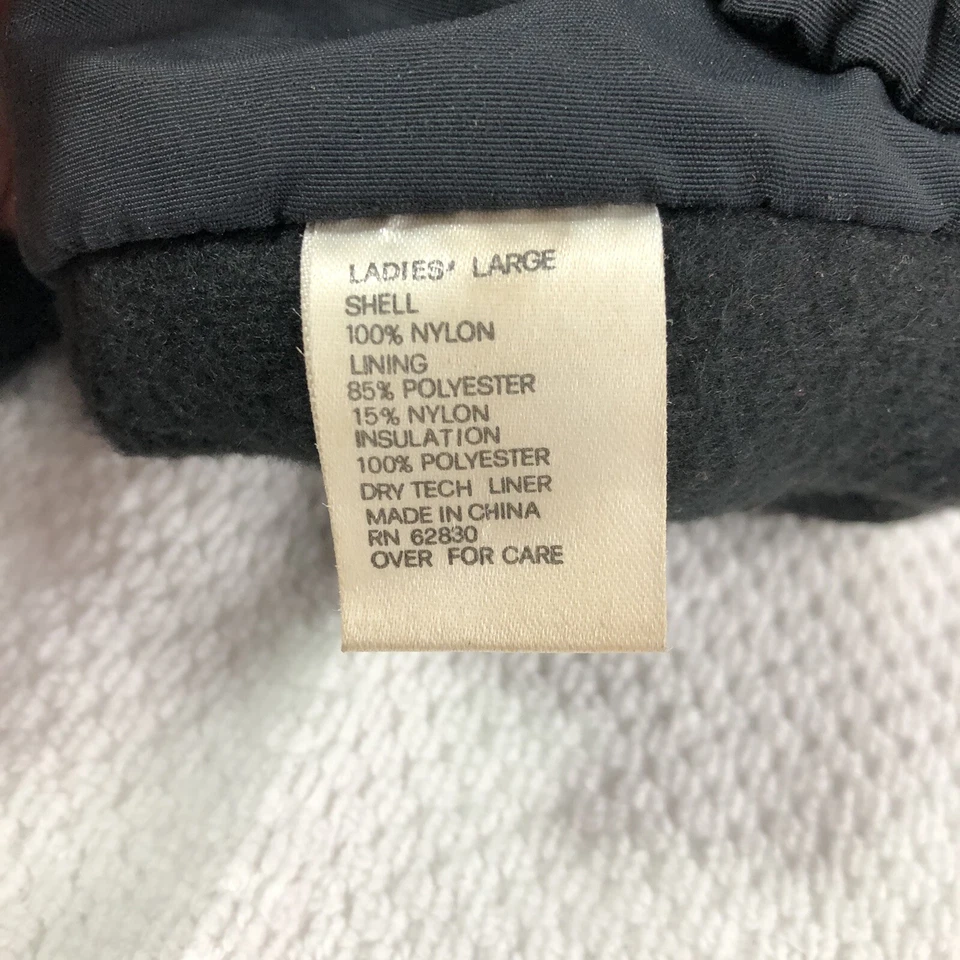 Winter Snow gloves women’s L black nylon fleece liner adjustable Cold weather - Image 3 of 4