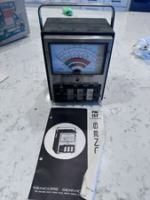 Vintage Sencore PM157 Power Monitor With Users Manual Powers On