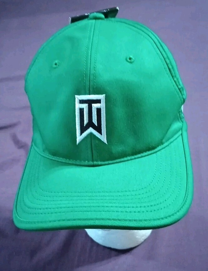 美品 レア品 Nike Tiger Woods Golf Hat Frank Nike Tiger Woods Heritage86 Frank Hat Black/White Men's