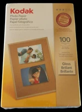 Kodak~4 x 6~Photo Paper~Pack of 100 Sheets~Gloss~Instant Dry~New/Sealed