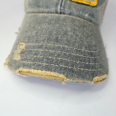 Judith March Headmost Texas Embroidered Patch Trucker Hat In  display picture 3