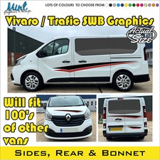 SWB VAUXHALL VIVARO FULL SET Camper Stripes Decals Stickers Graphics NO P&P 215