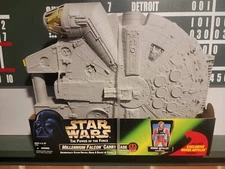 Star Wars Power of The Force Millennium Falcon Carry Case w/ Wedge Antilles  