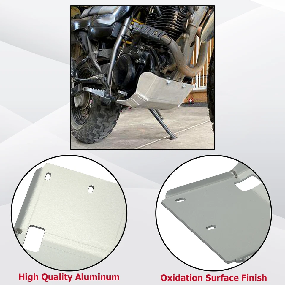 Aluminum Skid Plate Engine Guards For Yamaha TW200 87-24 Off-Road Full Coverage - Image 3 of 4