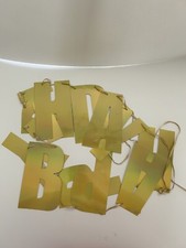 Happy Birthday Gold Banner