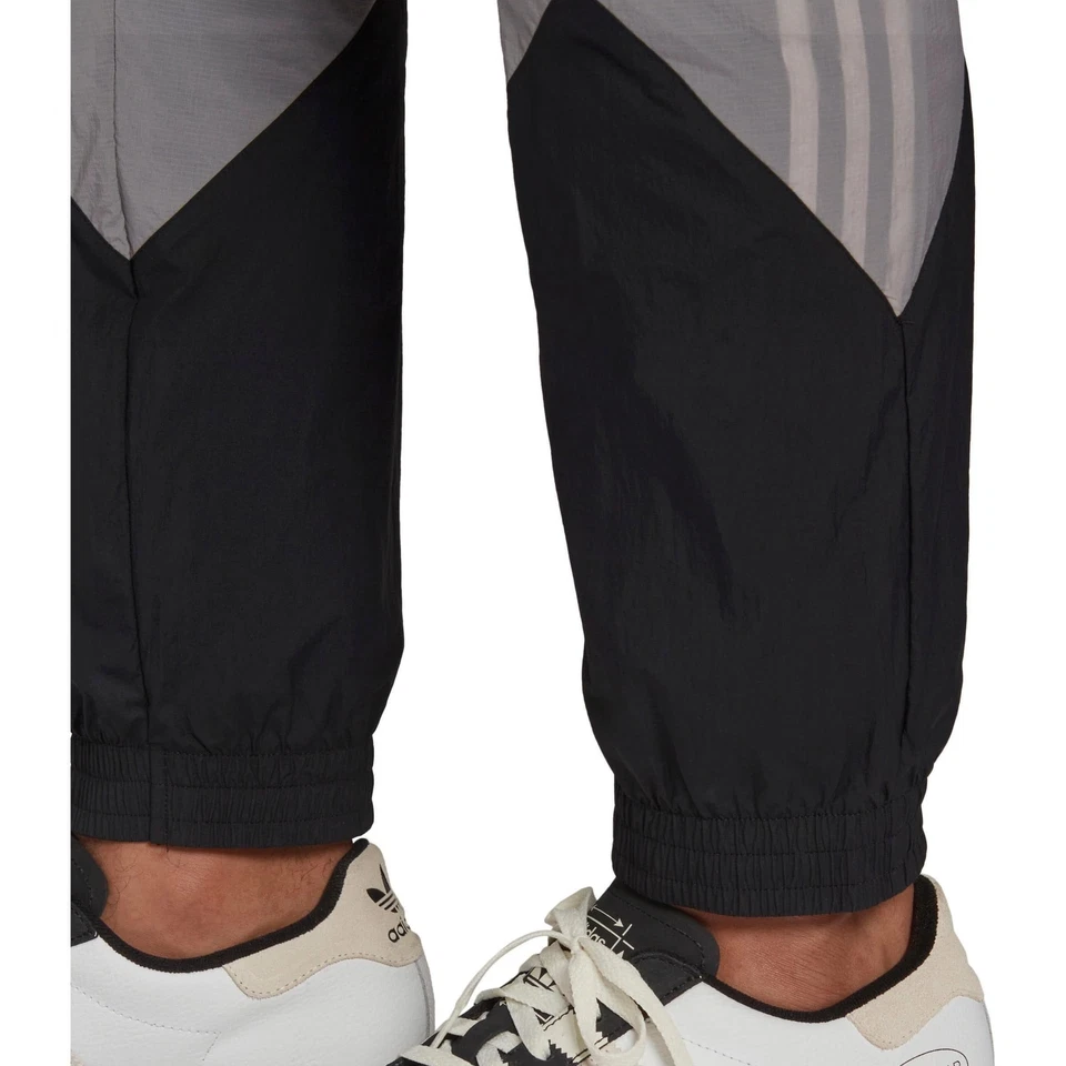 adidas SPRT Lightning Mens Trackpants Black Running Elasticated Training Pants - Image 4 of 4