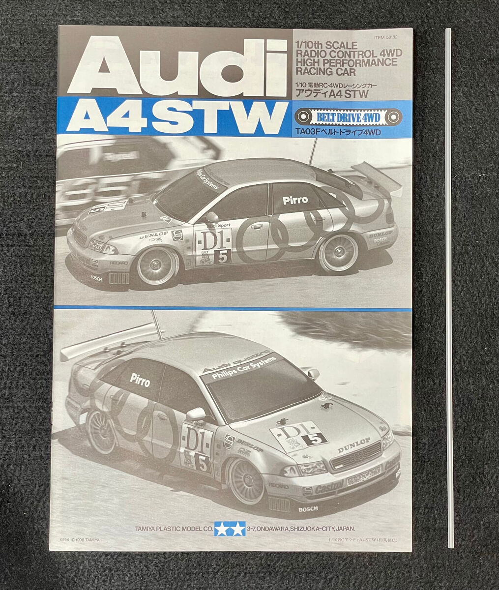 TAMIYA 58182 1/10 R/C Racing Car Audi A4 STW (TA03F Chassis TAMIYA 58182 1/10 R/C Racing Car Audi A4 STW (TA03F Chassis