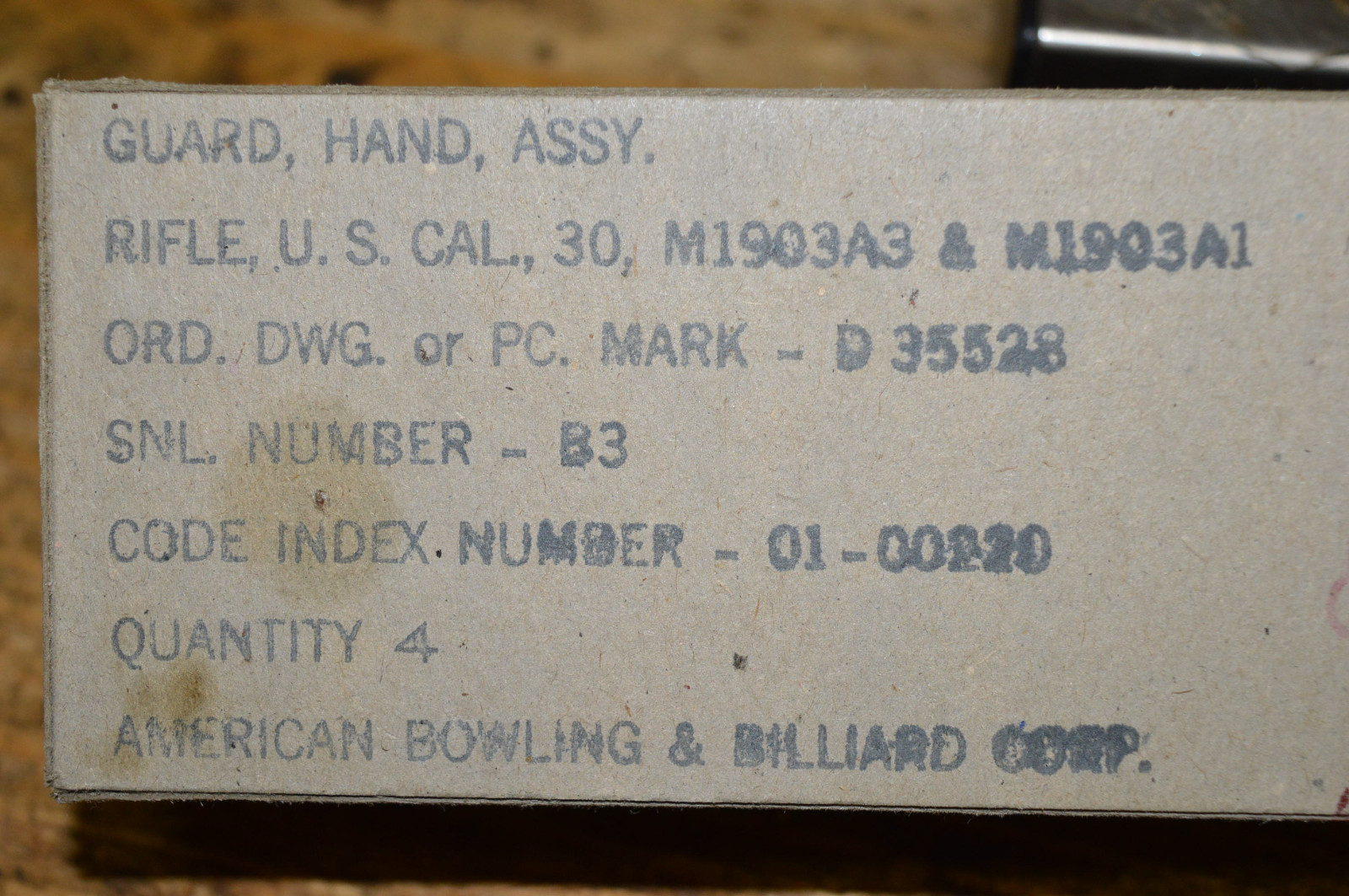 Springfield Mod A3 Springfield 1903A3 1903 A3 NOS Handguard | eBay