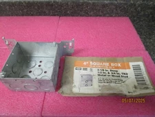 NEW! Qty (15) Raco Hubbell 235 Electrical 2 Gang 4" Square Box - Galvanized