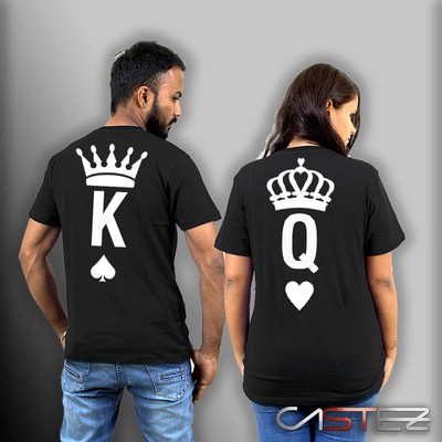 camisas de pareja king y queen