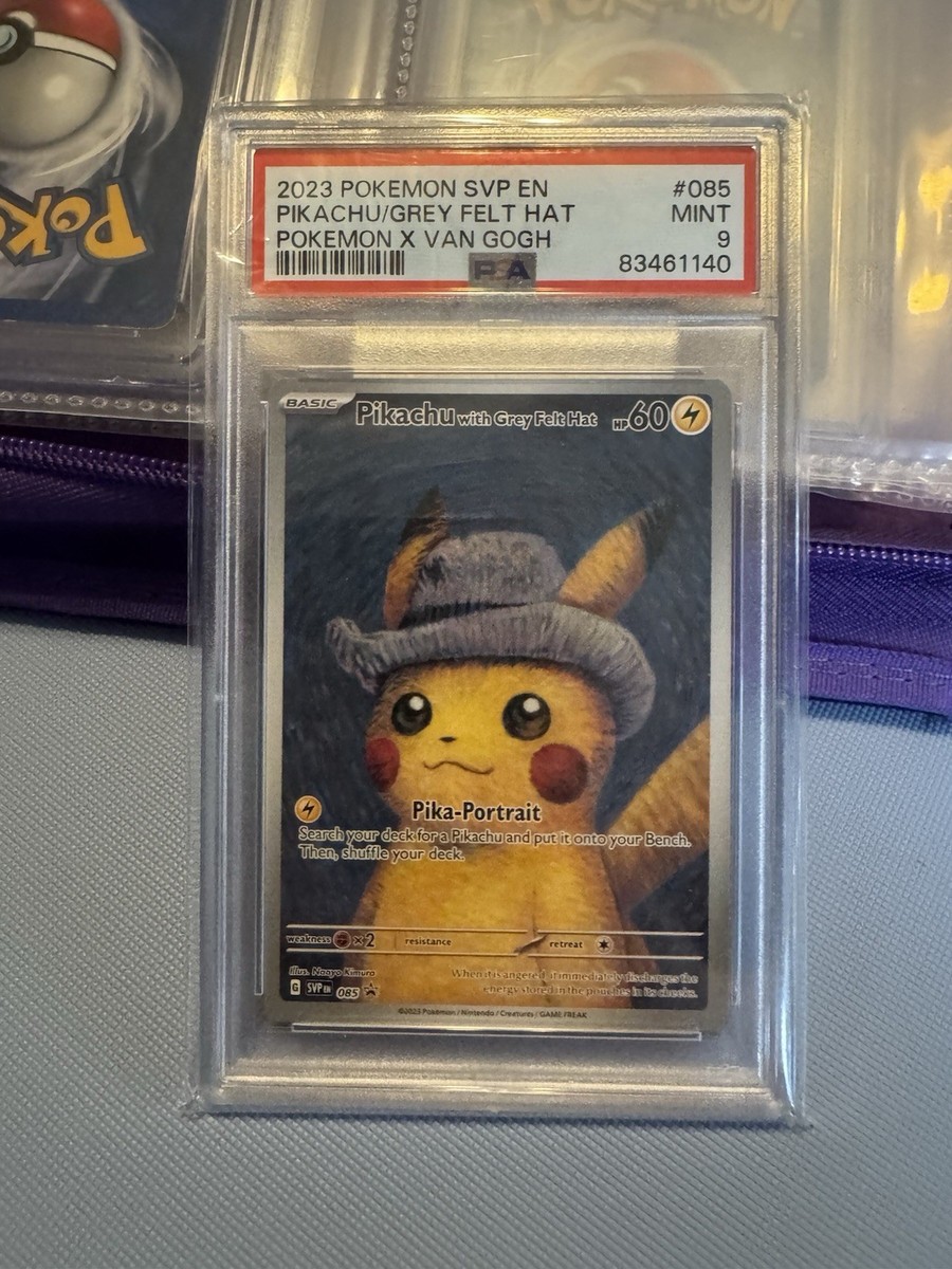 ゴッホピカチュウ with Gray Felt Hat Pikachu with Grey Felt Hat 085 Sv: Scarlet & Violet Promo