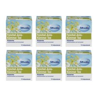 6 X 24G Mivolis KräUtertee, Fenchel-Anis-KüMmel Tee (12 Beutel)