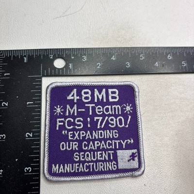 Vintage 48 MB M-TEAM (? Computer Related ?) Patch 62W8