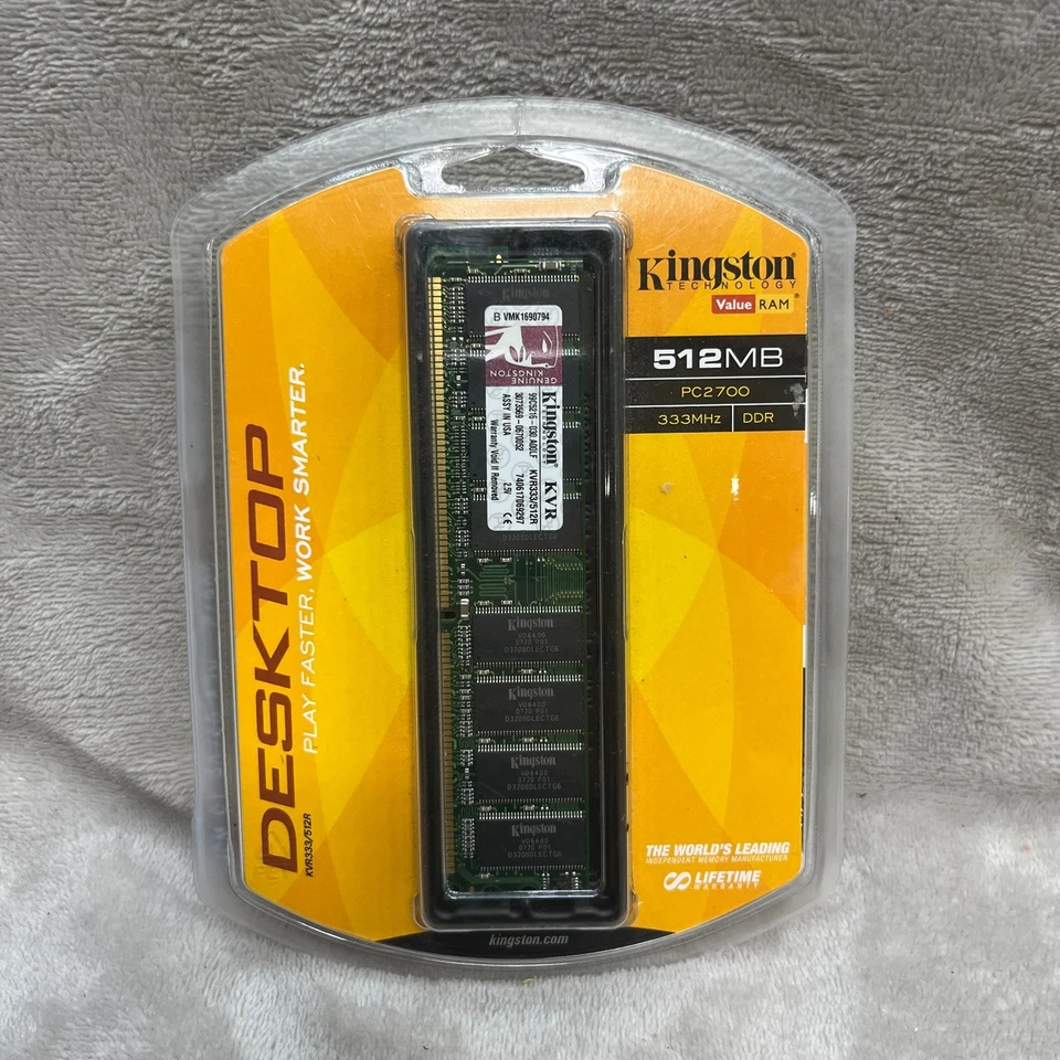 Kingston KVR333/512R Memory 512MB 333MHz PC2700 DDR RAM - Image 2 of 4