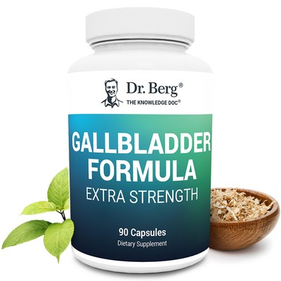 Dr. Berg Gallbladder Formula Extra Strength Full 45-Day Supply 90 Vegetable Caps