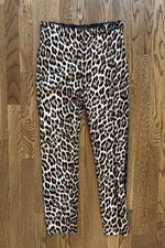 Zara Woman Animal Print Cheetah Side Zip Pants, Sz Medium