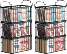 NEW Freezer Organizer Bins, 6 Pack Stackable Deep Chest Freezer Organizer Bins