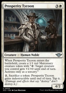 Magic/MTG Prosperity Tycoon OTJ-25 Uncommon Englisch Excellent Foil