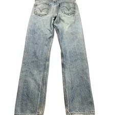 Vintage Levi s 501XX button fly straight leg medium wash jeans 32 x 32
