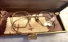 Vintage Octagonal Bausch  Lomb Wire-Rim Eyeglasses 1920s - 1950s