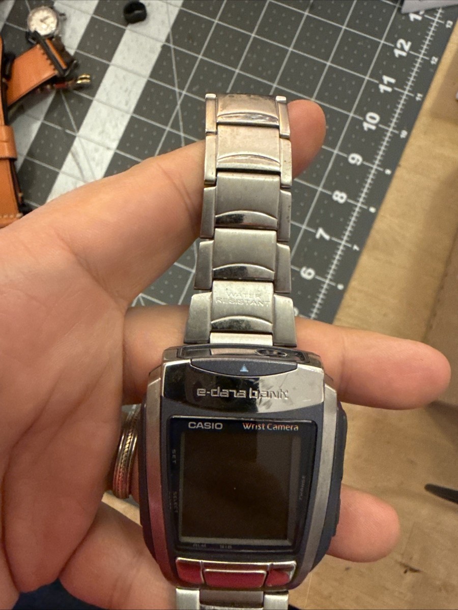 カシオCASIO e-databank Wrist Camera Very Casio E-data Bank Color Wrist Camera Watch Wqv-10