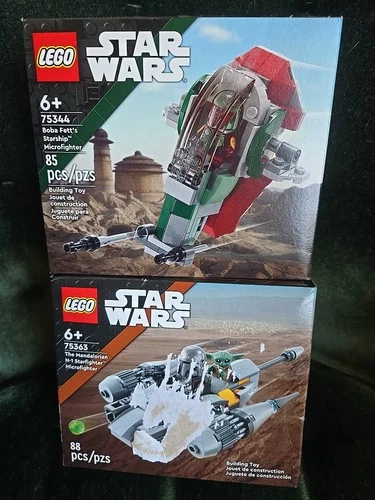 LEGO STAR WARS  75363 &75344 Boba Fett's Starship Mando's N1 Starfighter Retired