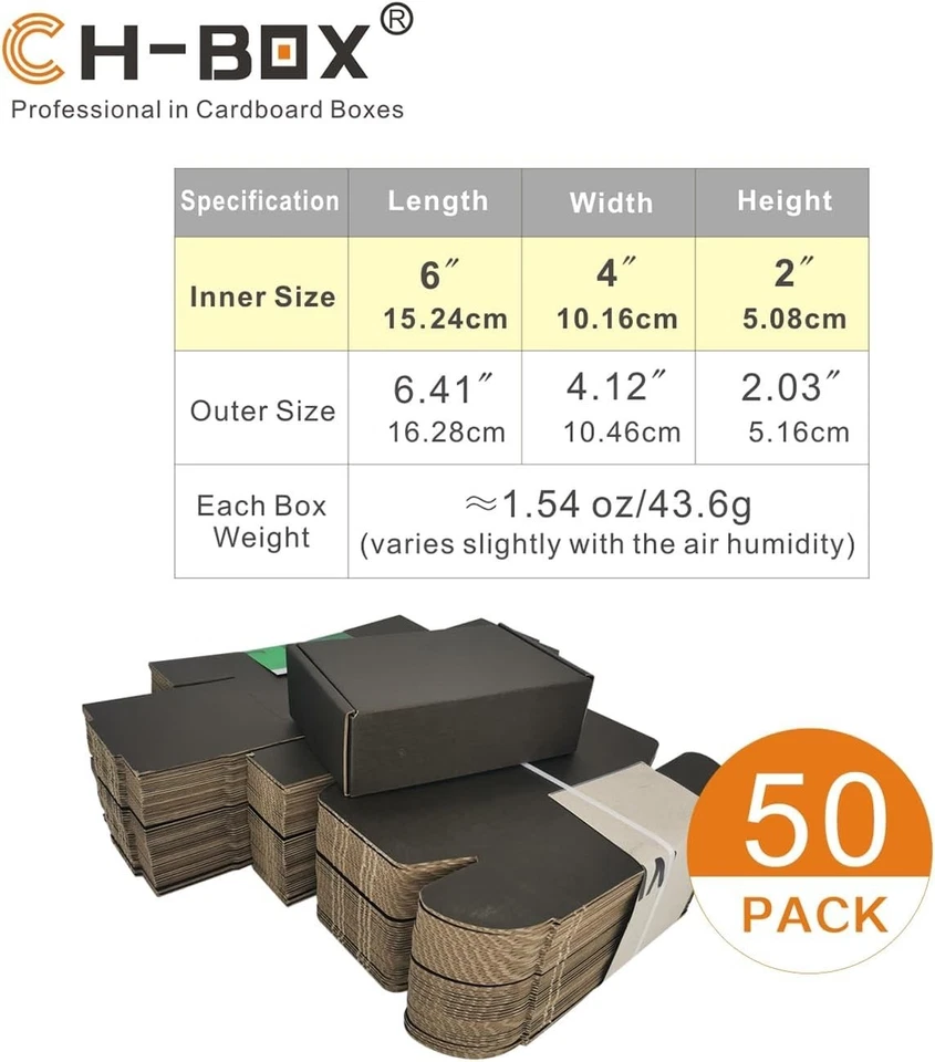 Protective Black Shipping Mailers 6x4x2" 50 Pcs - Image 4 of 4